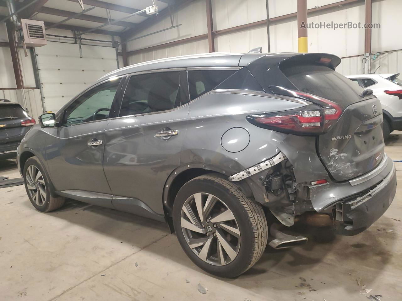 2019 Nissan Murano S Gray vin: 5N1AZ2MS4KN130561