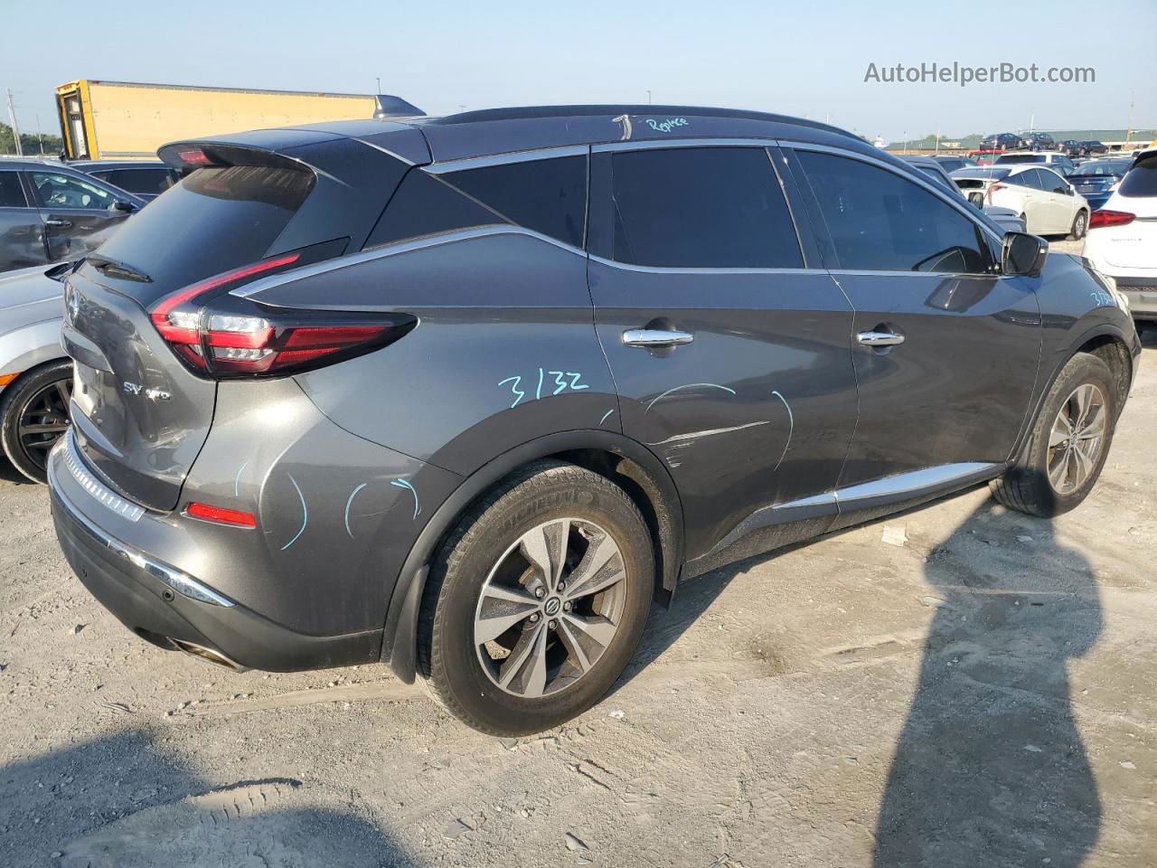 2019 Nissan Murano S Серый vin: 5N1AZ2MS4KN132634