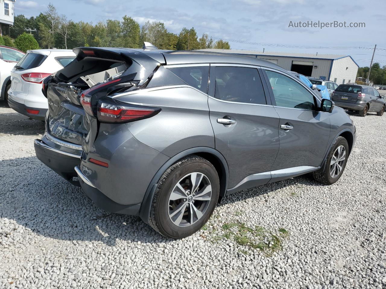 2019 Nissan Murano S Gray vin: 5N1AZ2MS4KN133802