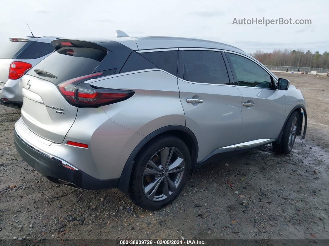 2019 Nissan Murano Platinum Silver vin: 5N1AZ2MS4KN133900