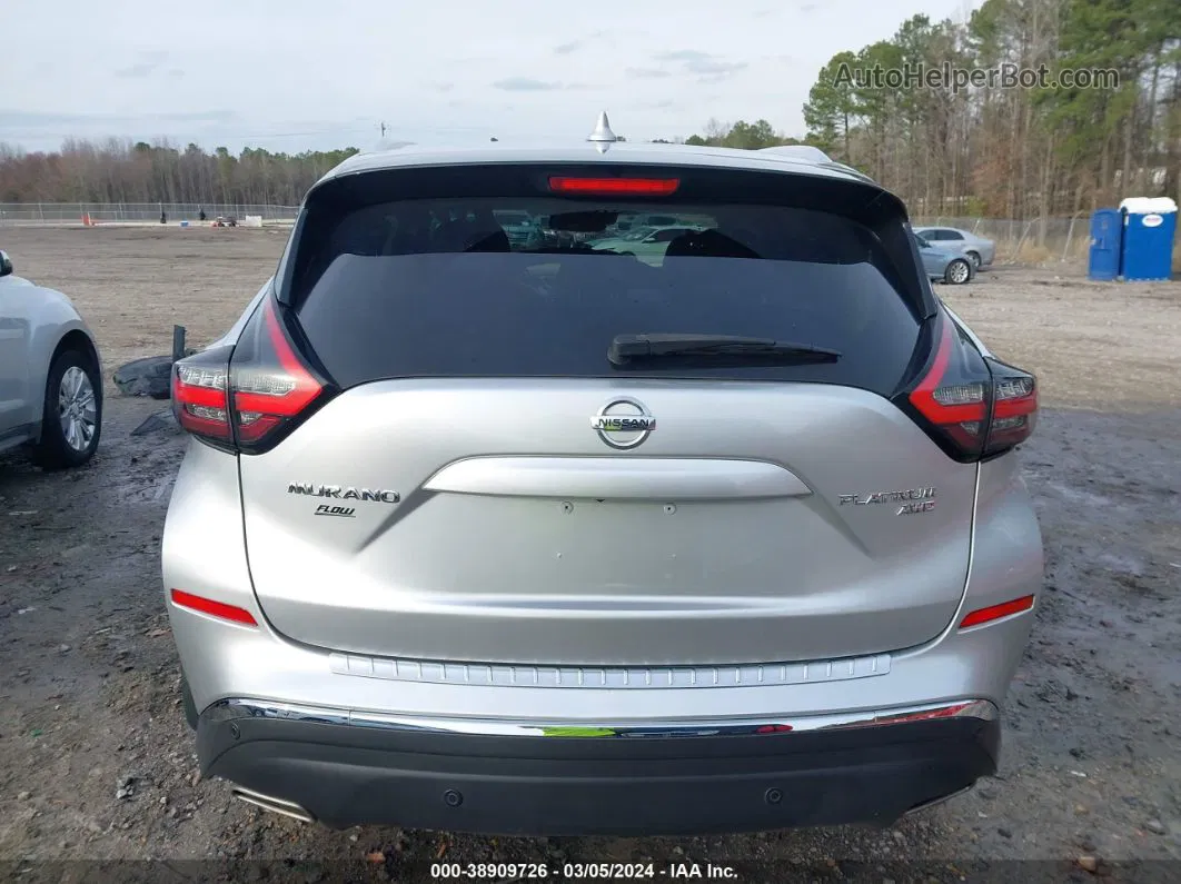 2019 Nissan Murano Platinum Silver vin: 5N1AZ2MS4KN133900