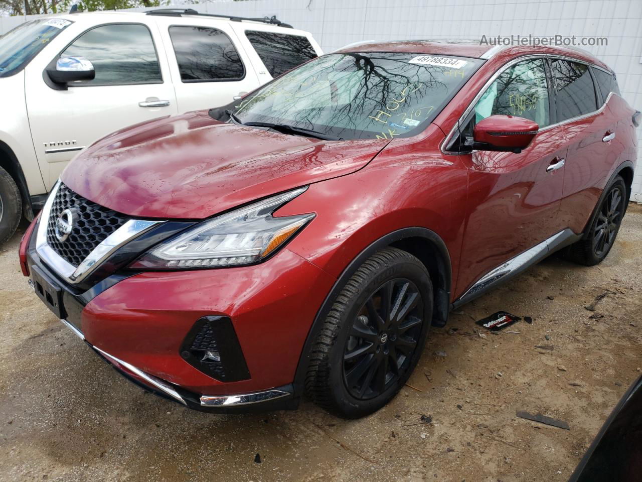 2019 Nissan Murano S Red vin: 5N1AZ2MS4KN143357