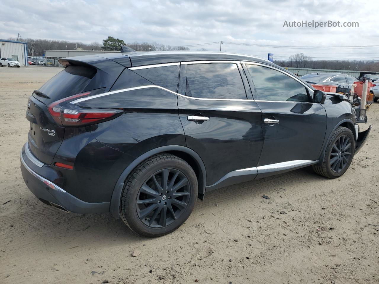 2019 Nissan Murano S Black vin: 5N1AZ2MS4KN157808