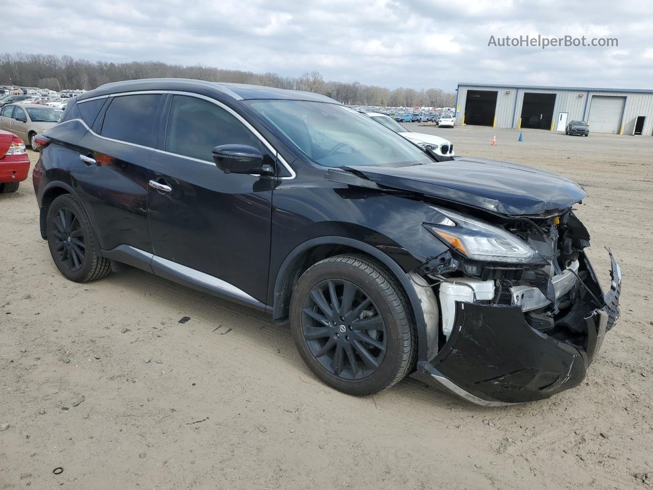 2019 Nissan Murano S Black vin: 5N1AZ2MS4KN157808