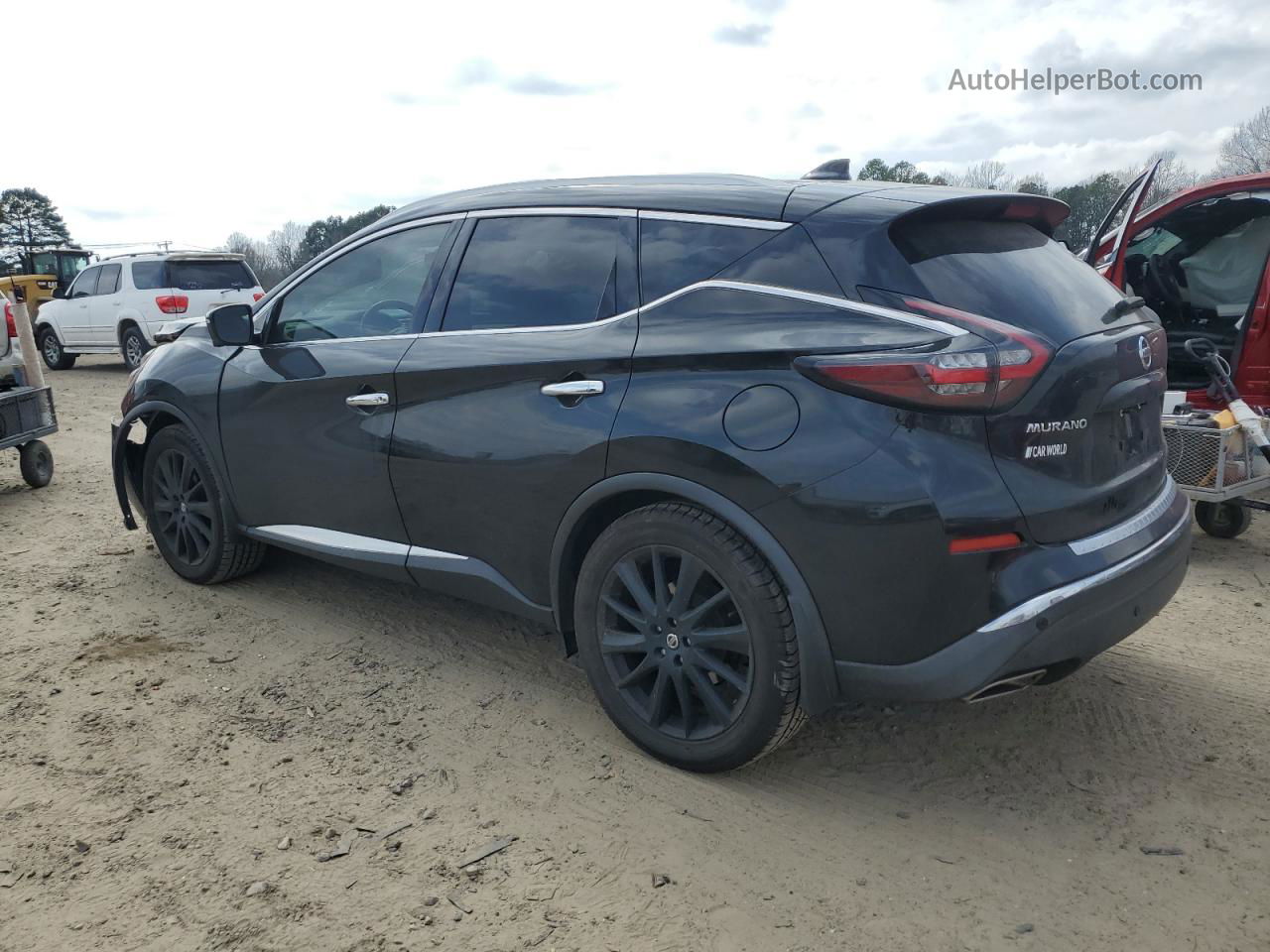 2019 Nissan Murano S Black vin: 5N1AZ2MS4KN157808