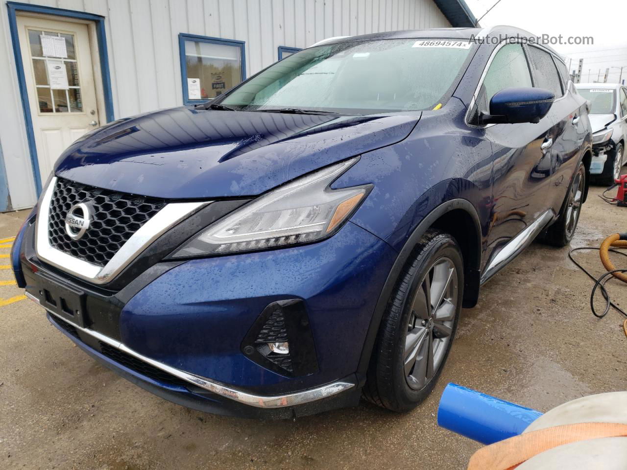 2019 Nissan Murano S Blue vin: 5N1AZ2MS5KN113428