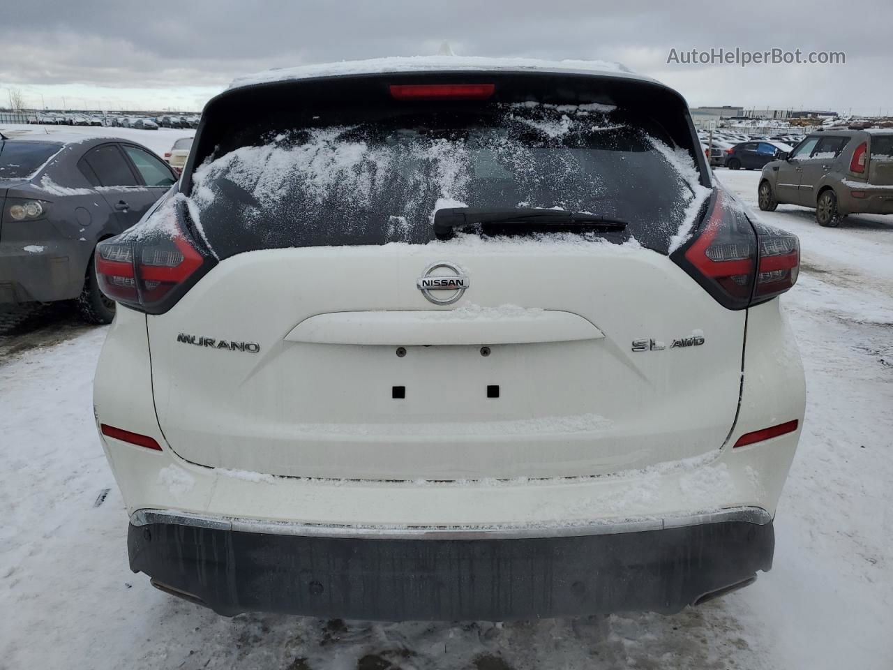 2019 Nissan Murano S White vin: 5N1AZ2MS5KN121996