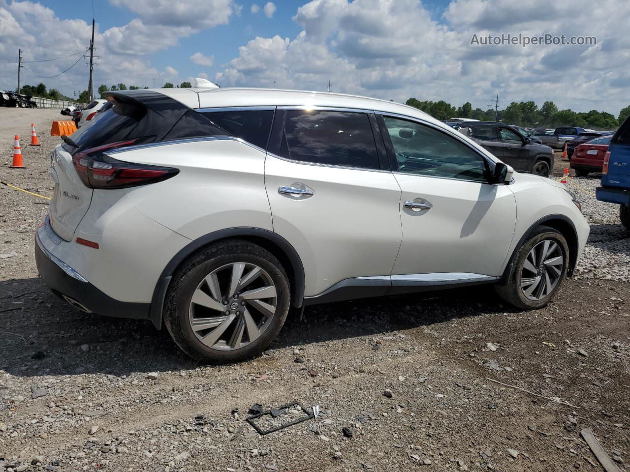 2019 Nissan Murano S White vin: 5N1AZ2MS5KN131122