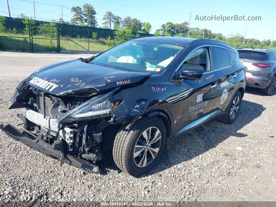 2019 Nissan Murano Sv Black vin: 5N1AZ2MS5KN134568