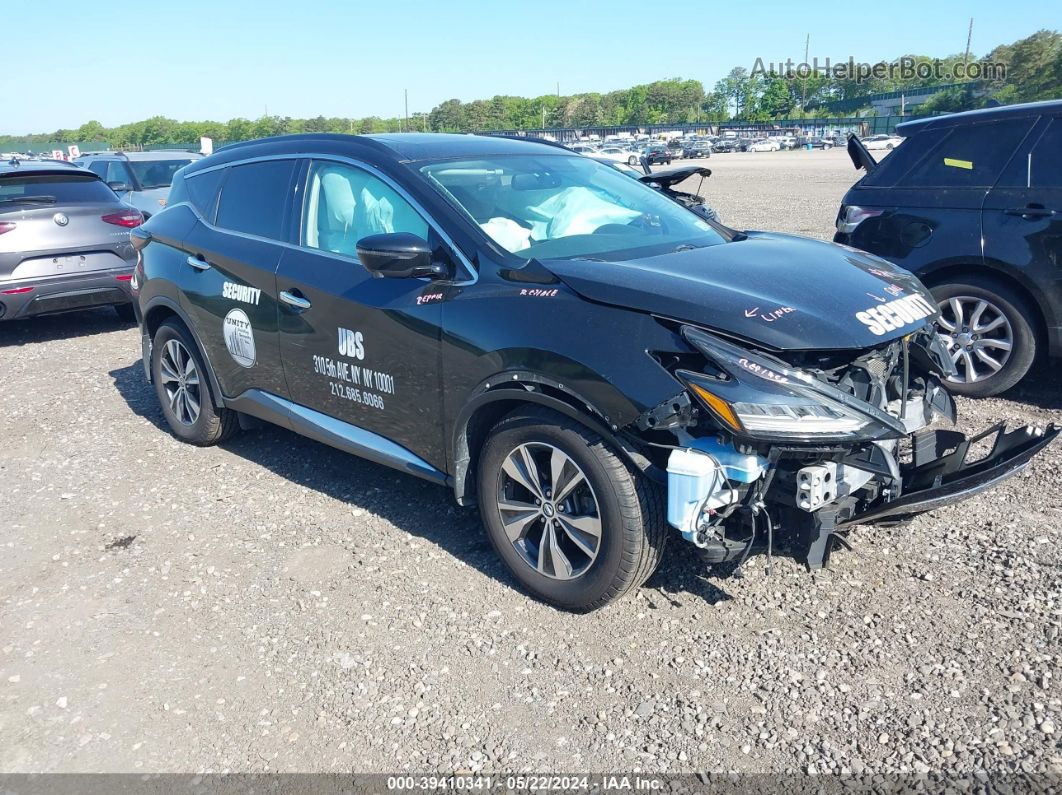 2019 Nissan Murano Sv Black vin: 5N1AZ2MS5KN134568