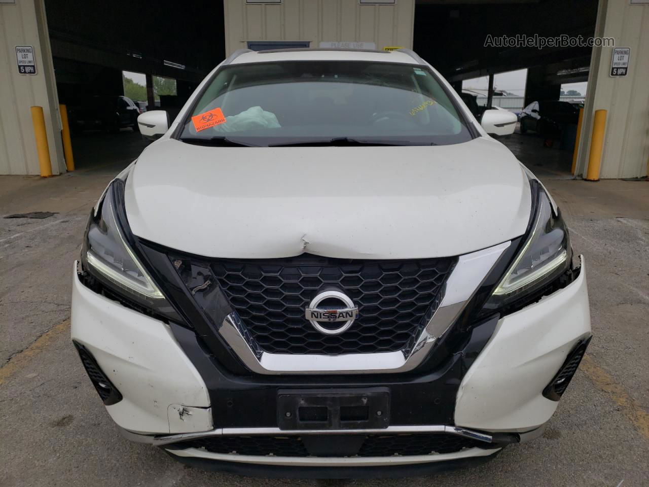 2019 Nissan Murano S Белый vin: 5N1AZ2MS5KN136918