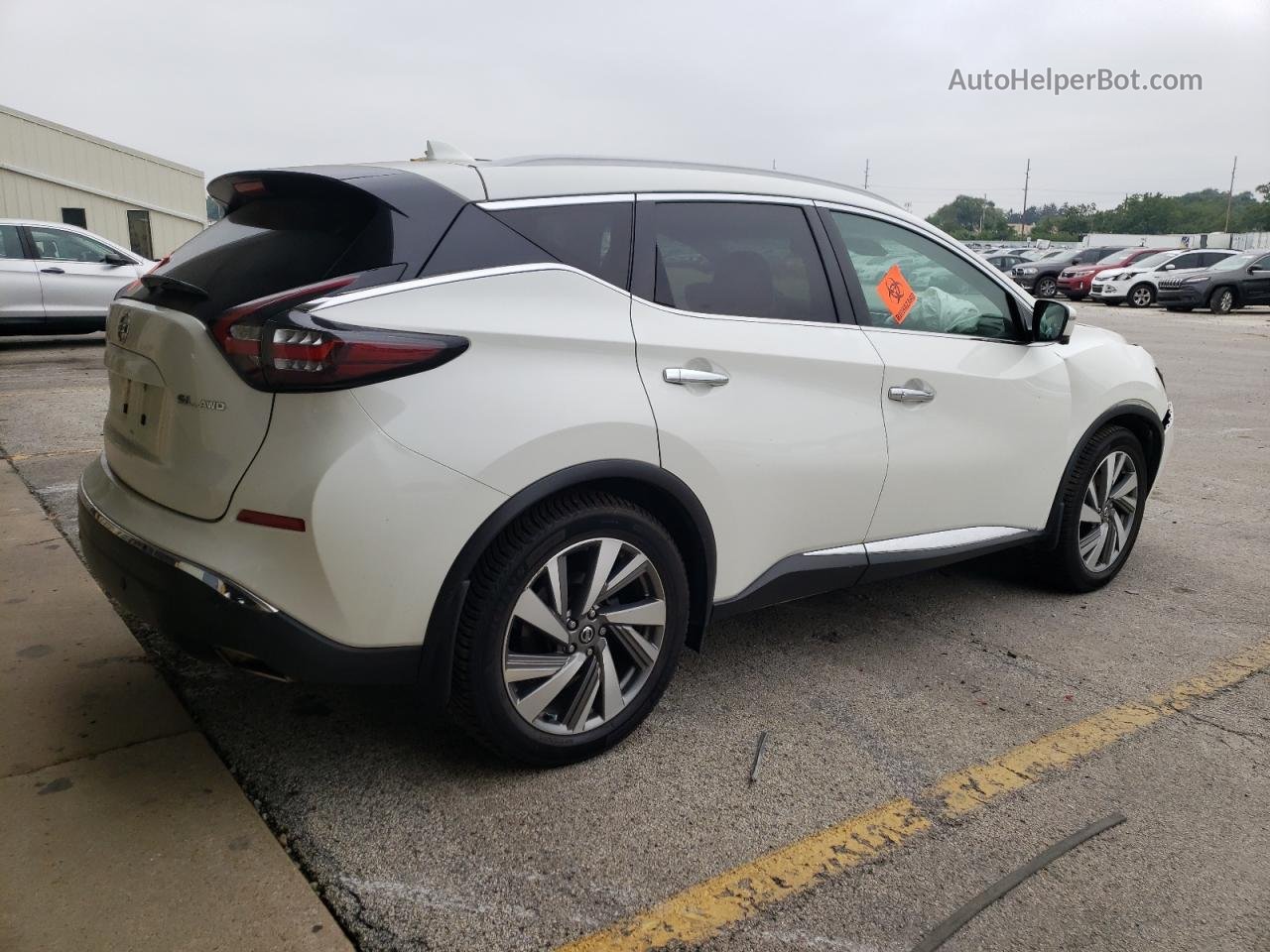 2019 Nissan Murano S Белый vin: 5N1AZ2MS5KN136918