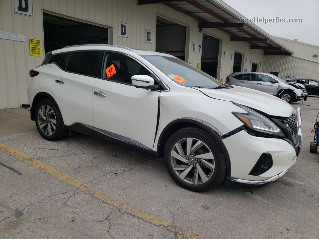 2019 Nissan Murano S Белый vin: 5N1AZ2MS5KN136918