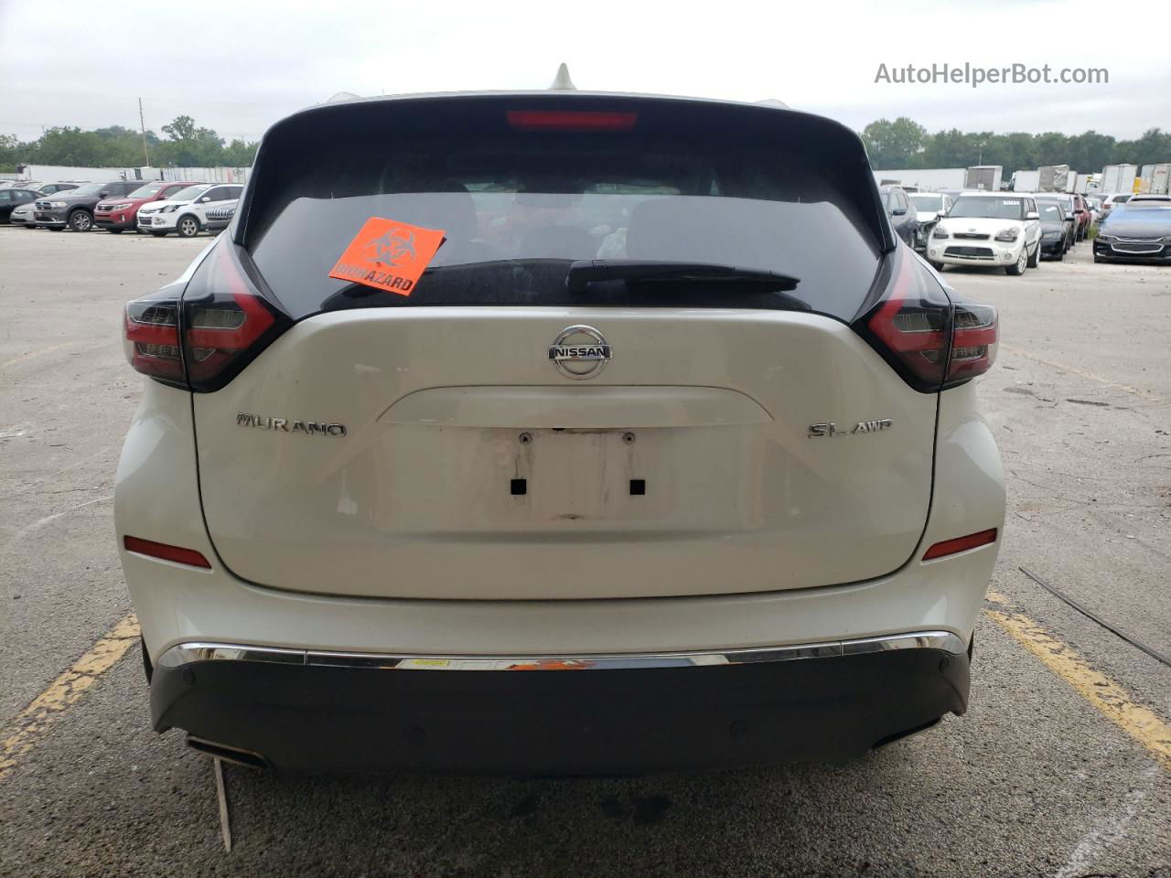 2019 Nissan Murano S White vin: 5N1AZ2MS5KN136918