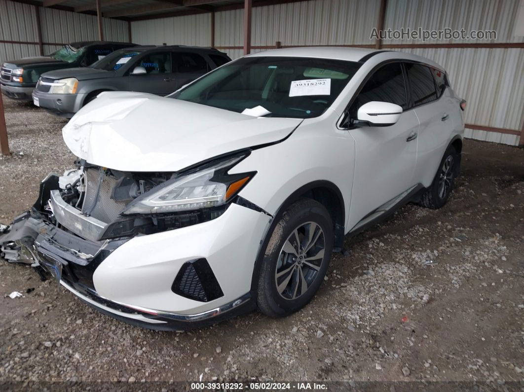 2019 Nissan Murano S White vin: 5N1AZ2MS5KN153797