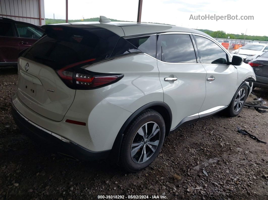 2019 Nissan Murano S White vin: 5N1AZ2MS5KN153797