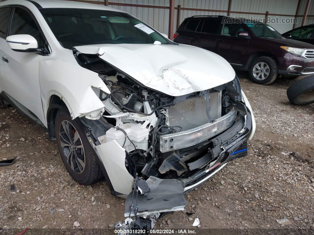 2019 Nissan Murano S White vin: 5N1AZ2MS5KN153797