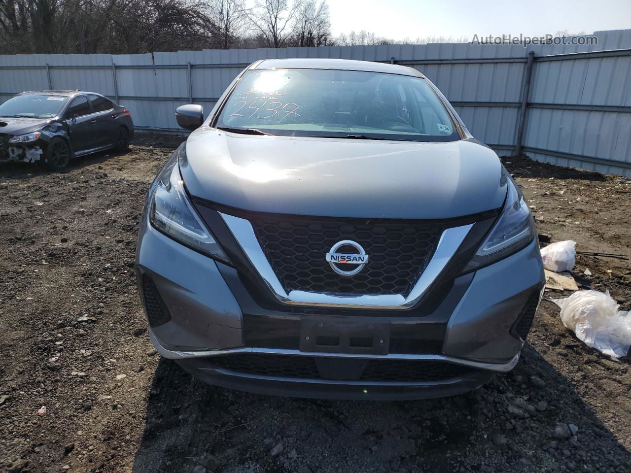 2019 Nissan Murano S Серый vin: 5N1AZ2MS5KN163438