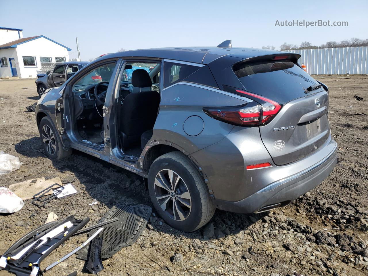 2019 Nissan Murano S Серый vin: 5N1AZ2MS5KN163438