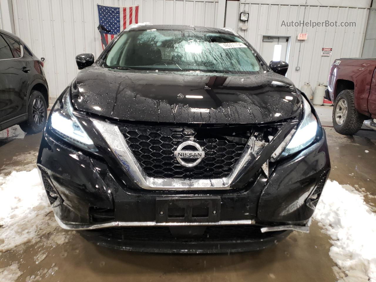 2019 Nissan Murano S Black vin: 5N1AZ2MS6KN110005