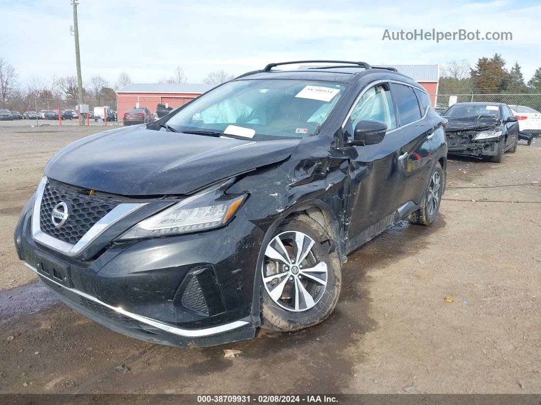 2019 Nissan Murano Sv Черный vin: 5N1AZ2MS6KN117309