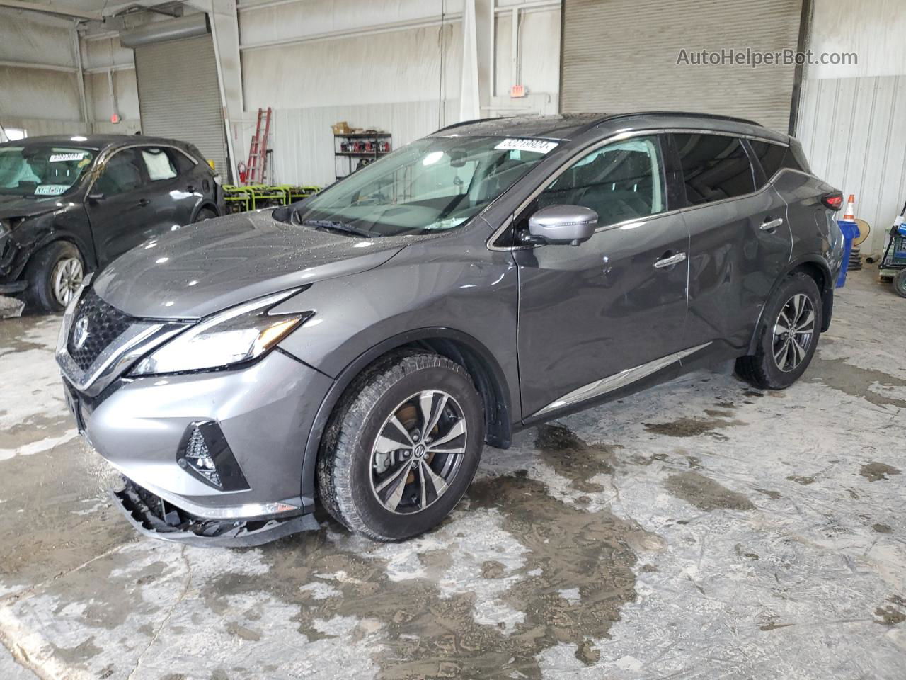 2019 Nissan Murano S Gray vin: 5N1AZ2MS6KN132697