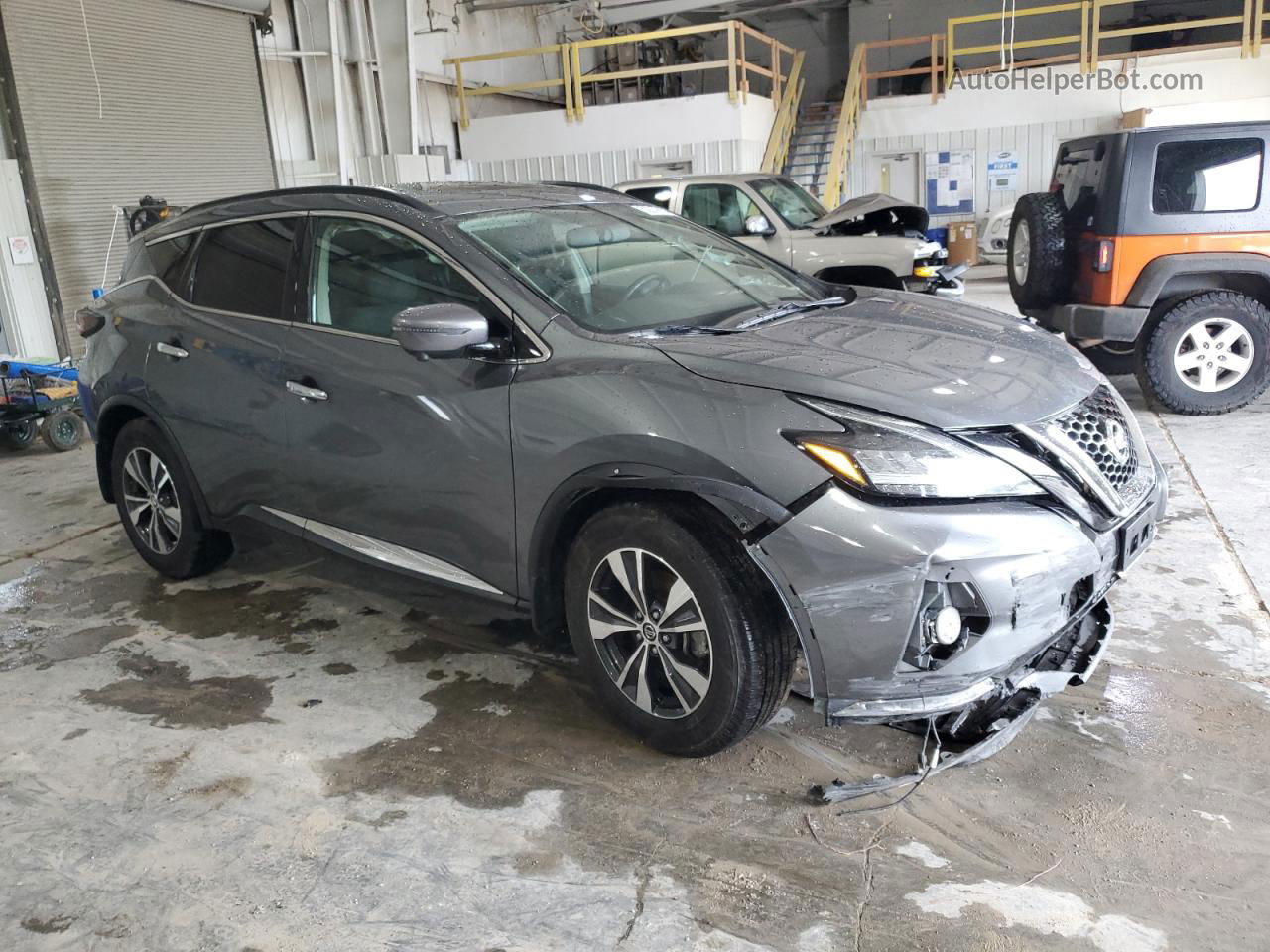 2019 Nissan Murano S Gray vin: 5N1AZ2MS6KN132697