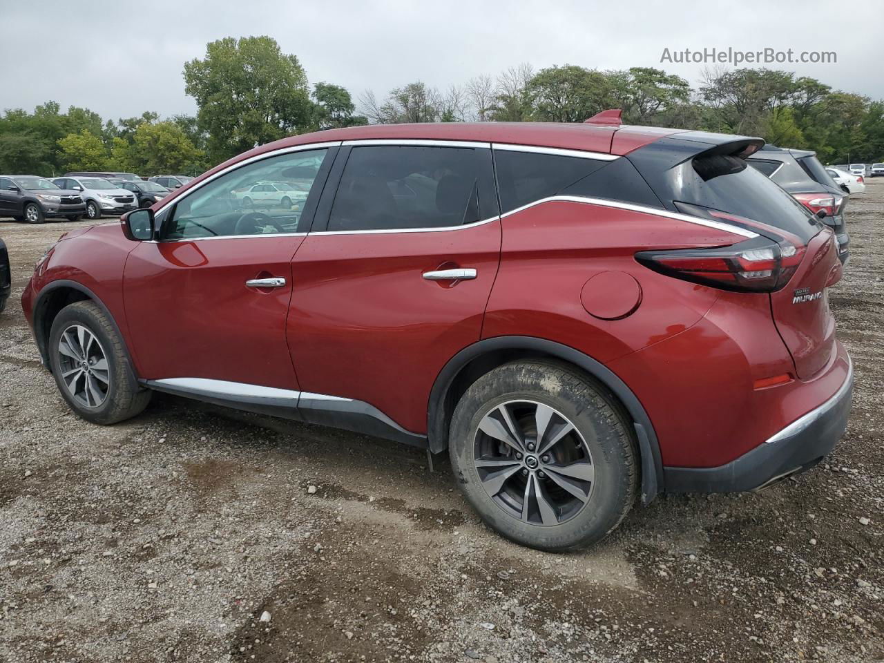 2019 Nissan Murano S Red vin: 5N1AZ2MS6KN153596