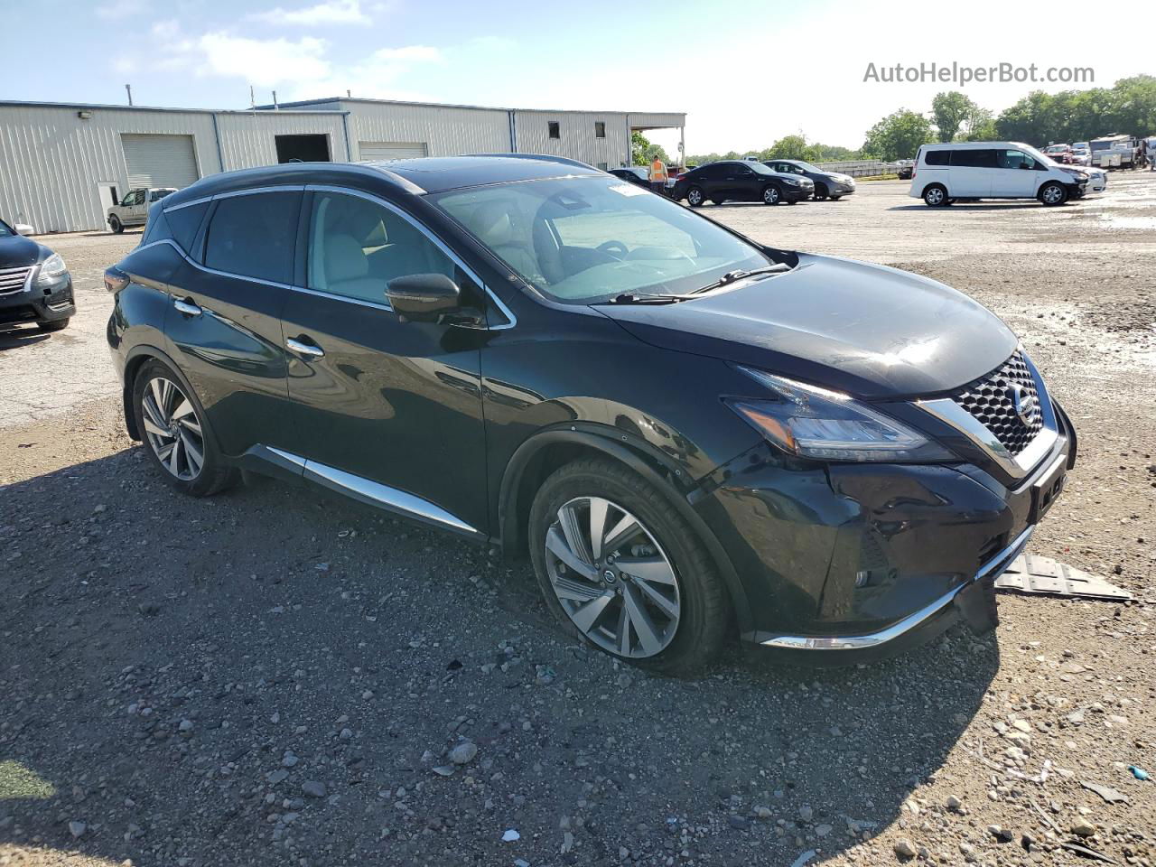 2019 Nissan Murano S Black vin: 5N1AZ2MS6KN154490