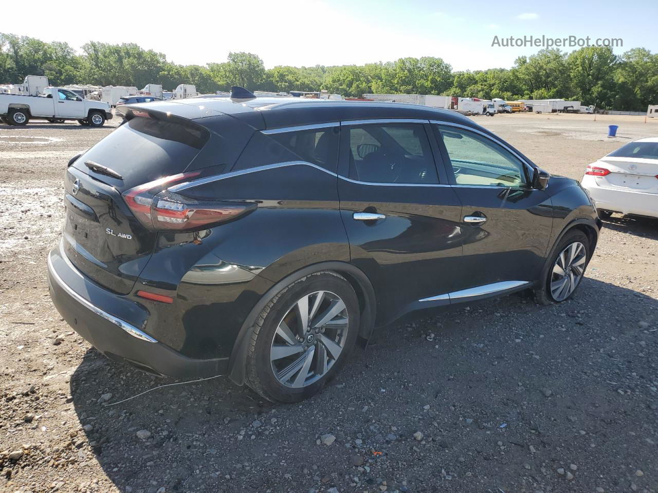 2019 Nissan Murano S Black vin: 5N1AZ2MS6KN154490