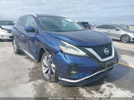 2019 Nissan Murano Sl Blue vin: 5N1AZ2MS6KN157535