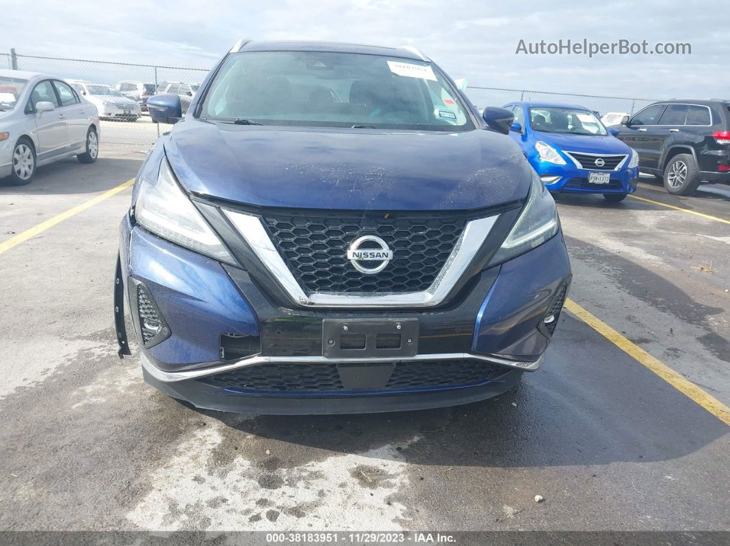 2019 Nissan Murano Sl Blue vin: 5N1AZ2MS6KN157535