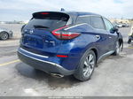 2019 Nissan Murano Sl Blue vin: 5N1AZ2MS6KN157535