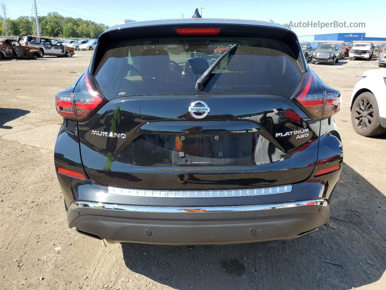 2019 Nissan Murano S Black vin: 5N1AZ2MS7KN101426