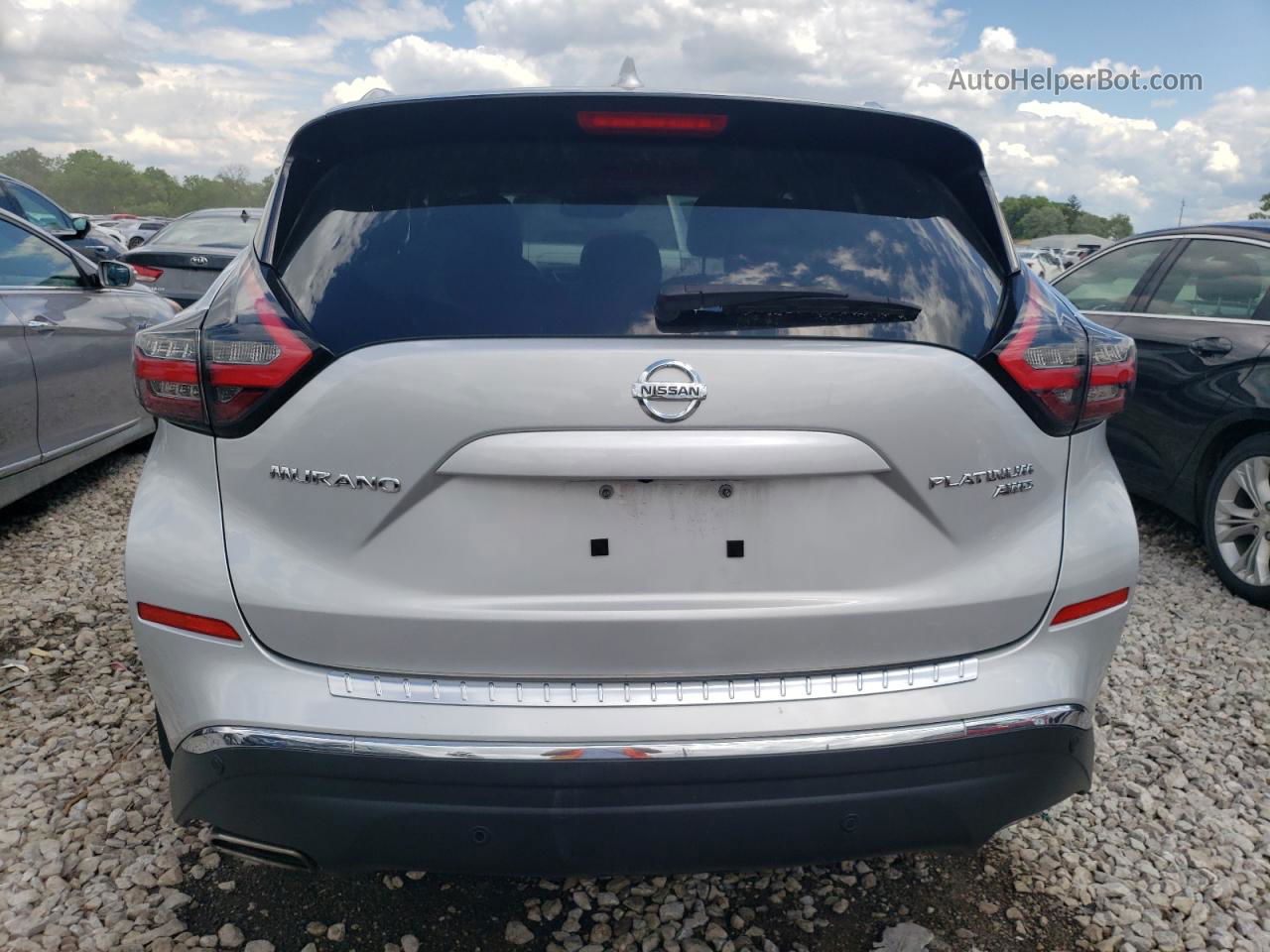 2019 Nissan Murano S Silver vin: 5N1AZ2MS7KN101569