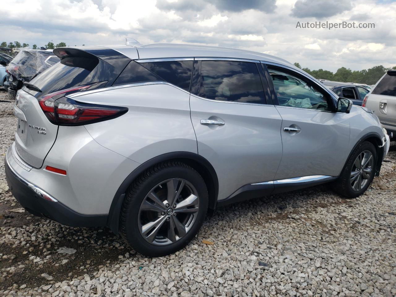 2019 Nissan Murano S Silver vin: 5N1AZ2MS7KN101569