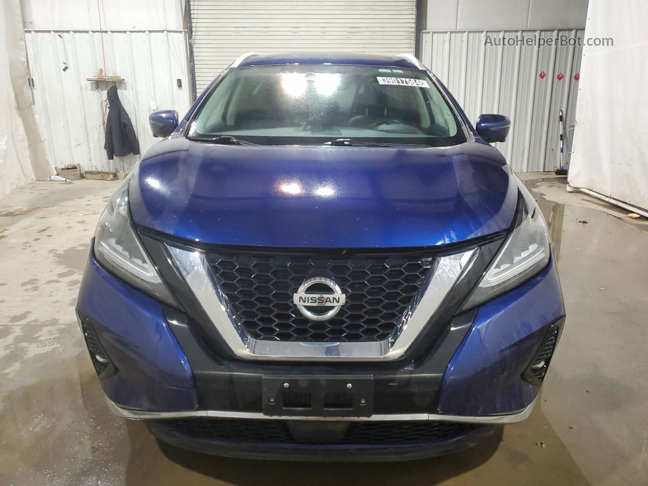 2019 Nissan Murano S Синий vin: 5N1AZ2MS7KN111910