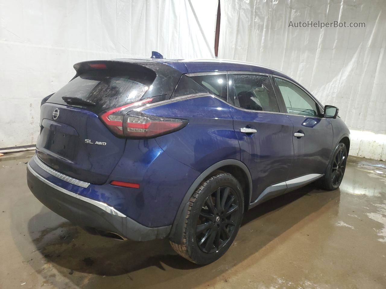 2019 Nissan Murano S Синий vin: 5N1AZ2MS7KN111910