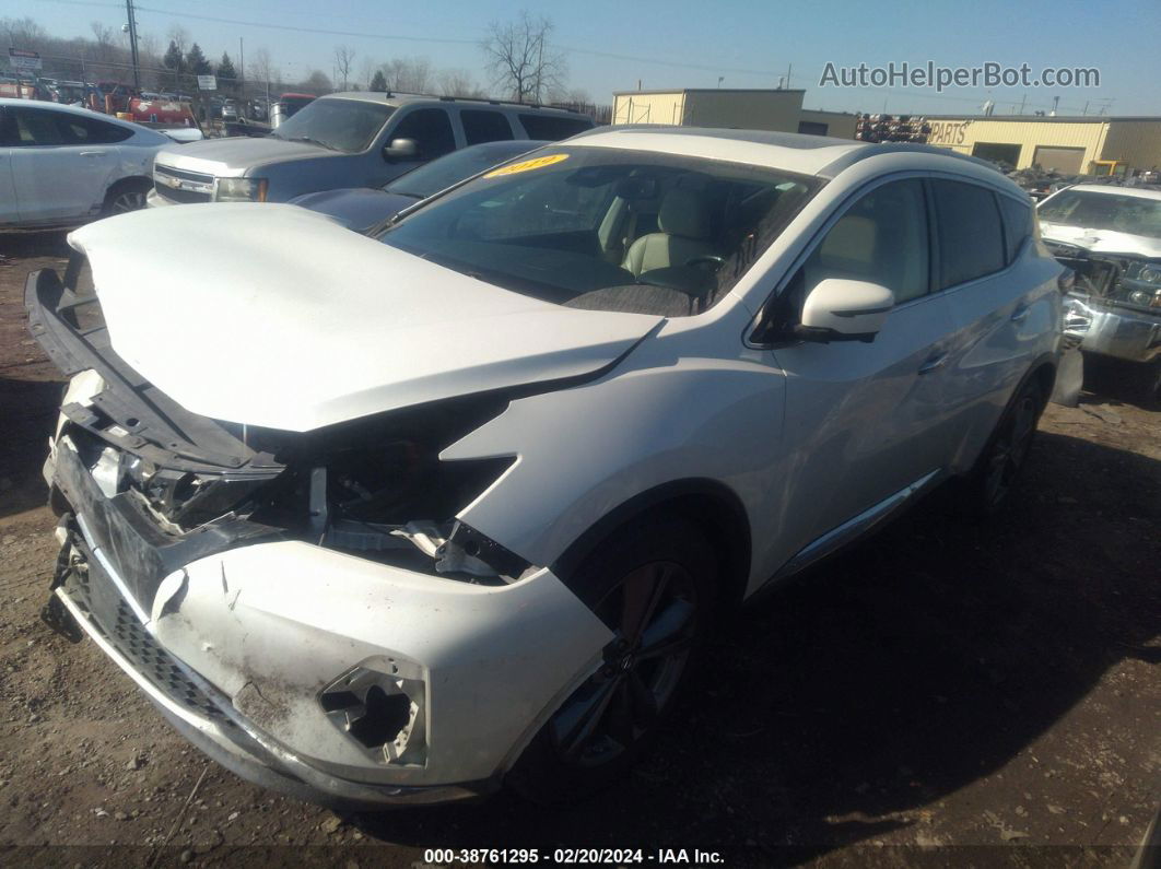 2019 Nissan Murano Platinum White vin: 5N1AZ2MS7KN117500