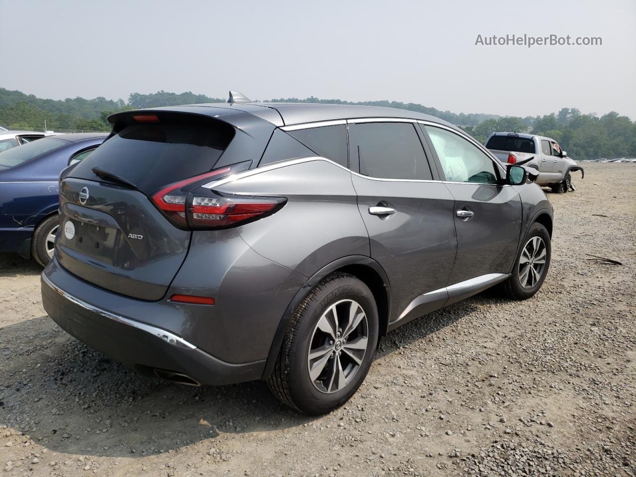 2019 Nissan Murano S Silver vin: 5N1AZ2MS7KN124348