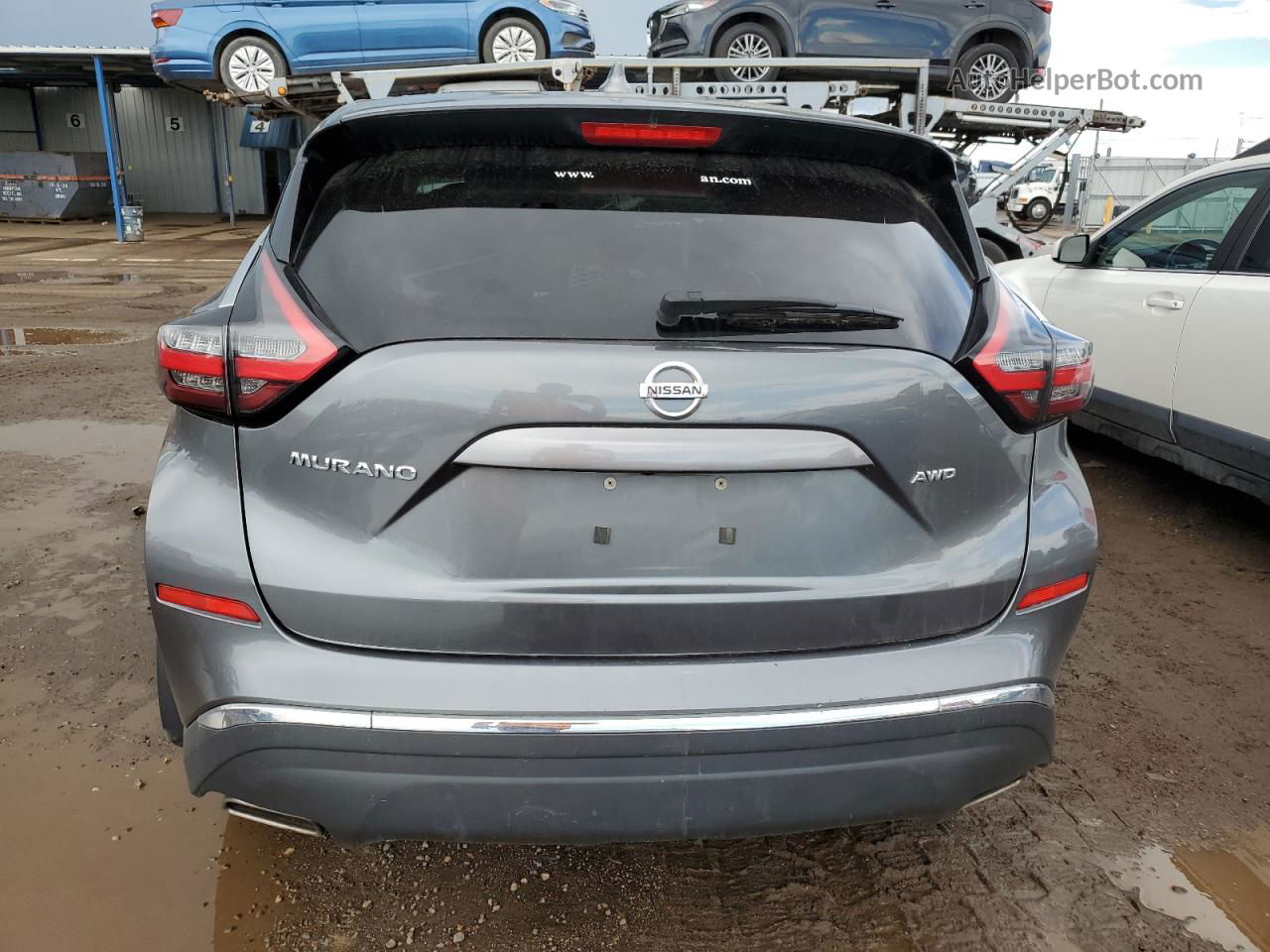 2019 Nissan Murano S Серый vin: 5N1AZ2MS7KN153719