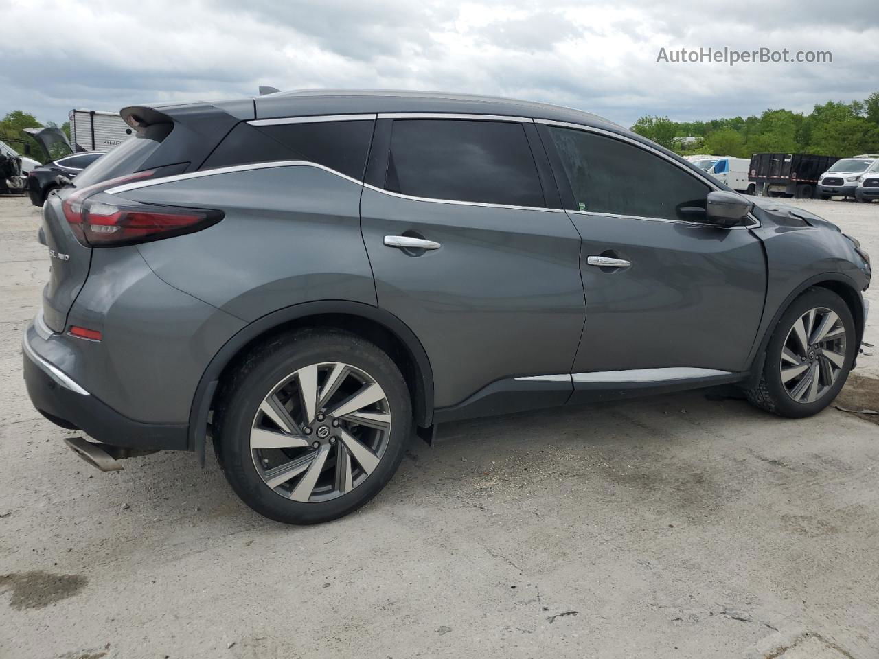 2019 Nissan Murano S Gray vin: 5N1AZ2MS7KN161402