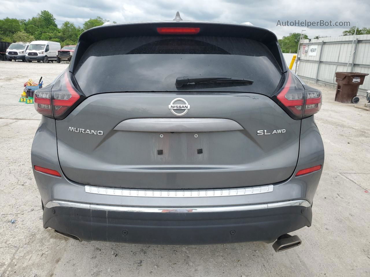 2019 Nissan Murano S Gray vin: 5N1AZ2MS7KN161402