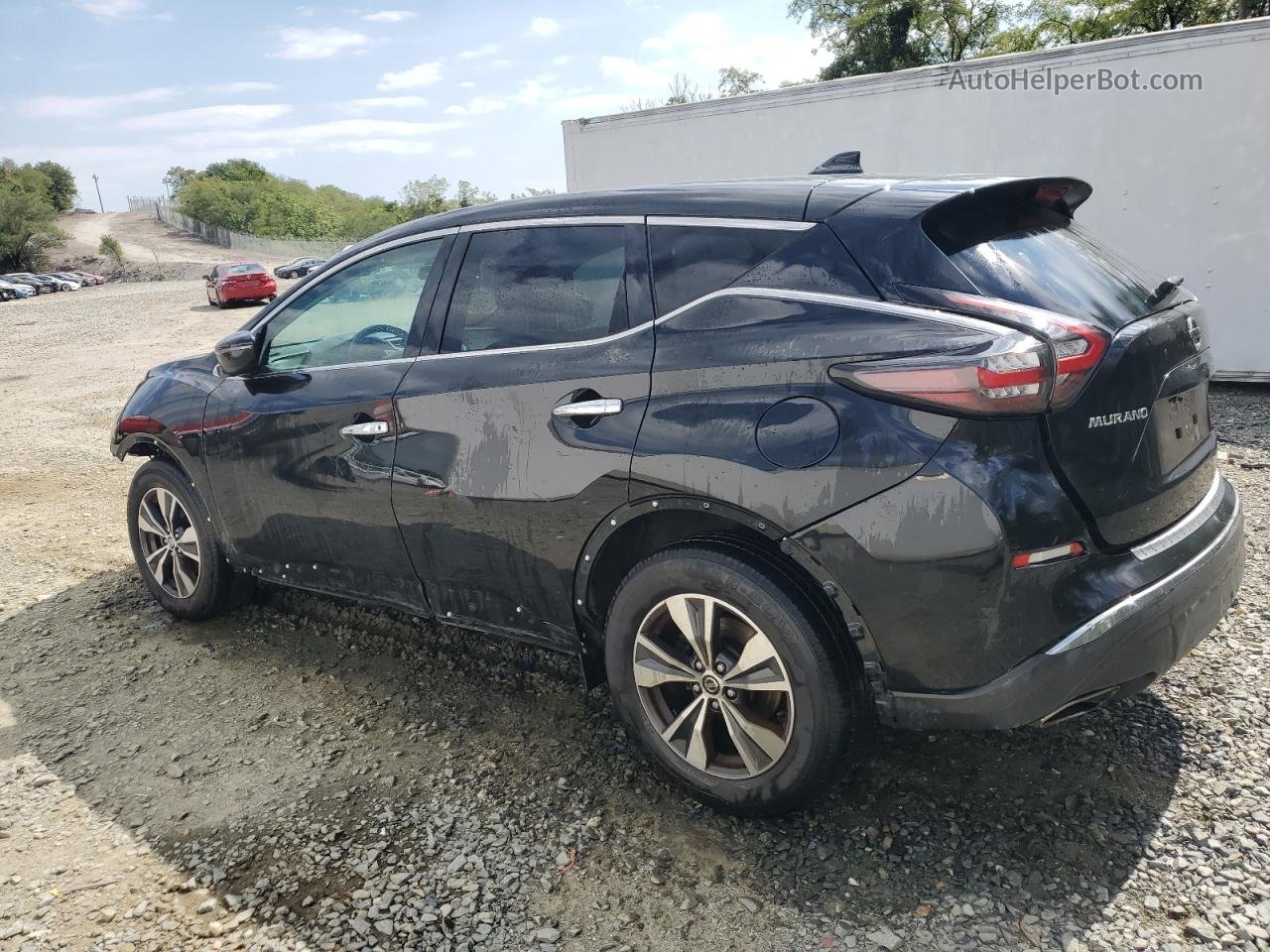 2019 Nissan Murano S Черный vin: 5N1AZ2MS7KN163571