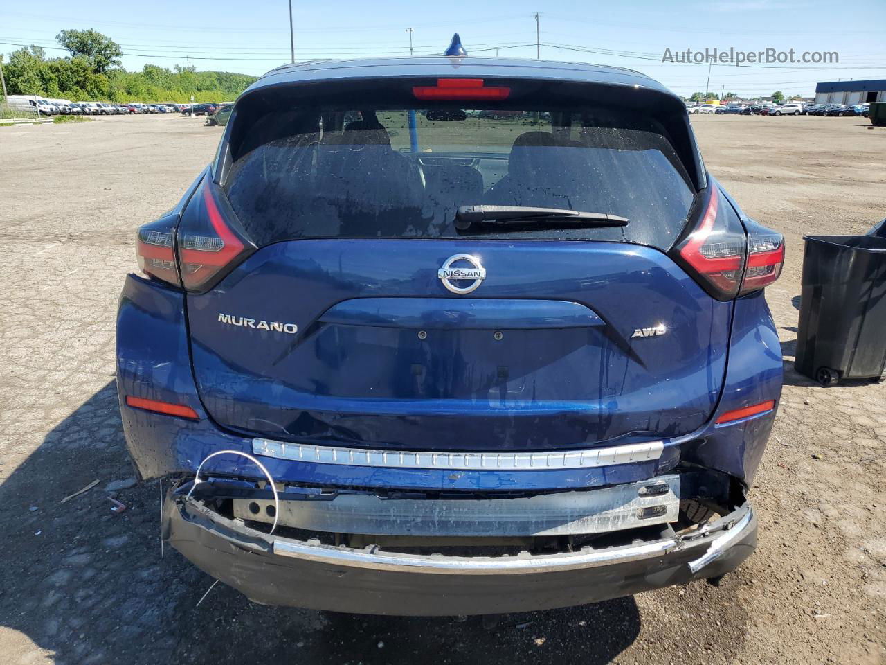 2019 Nissan Murano S Blue vin: 5N1AZ2MS8KN101757