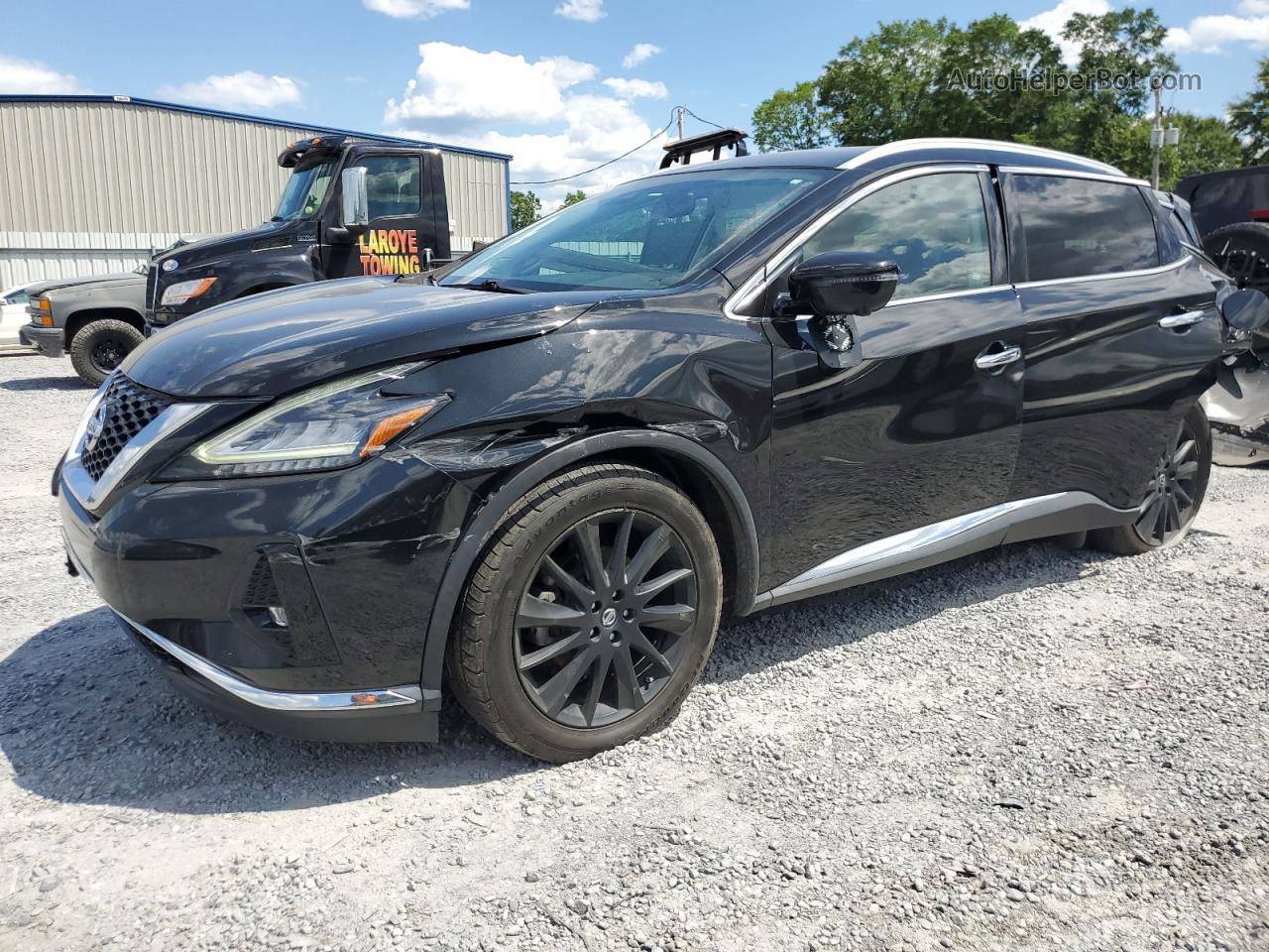 2019 Nissan Murano S Черный vin: 5N1AZ2MS8KN109633