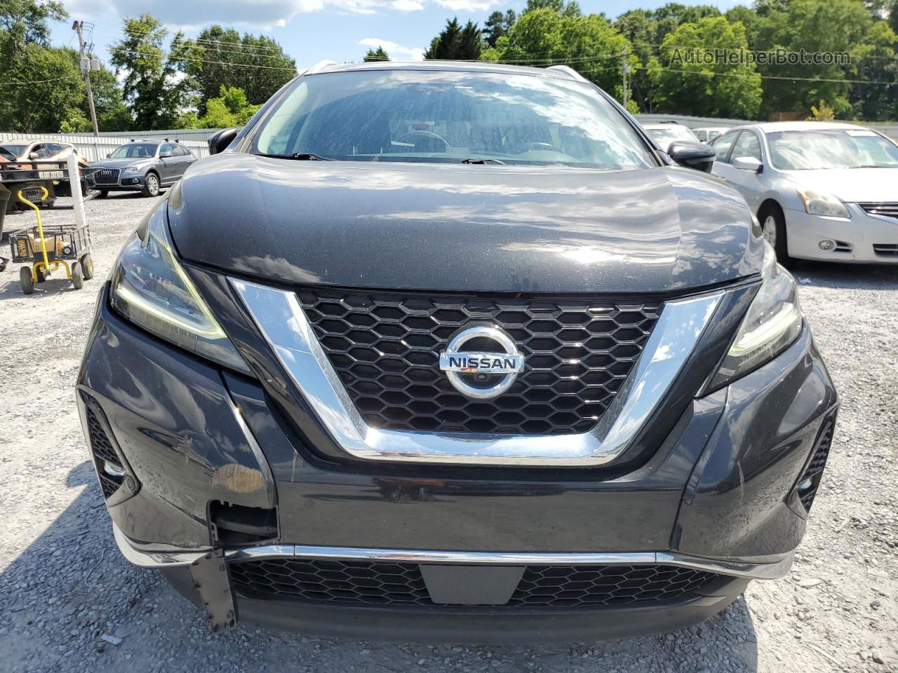 2019 Nissan Murano S Черный vin: 5N1AZ2MS8KN109633