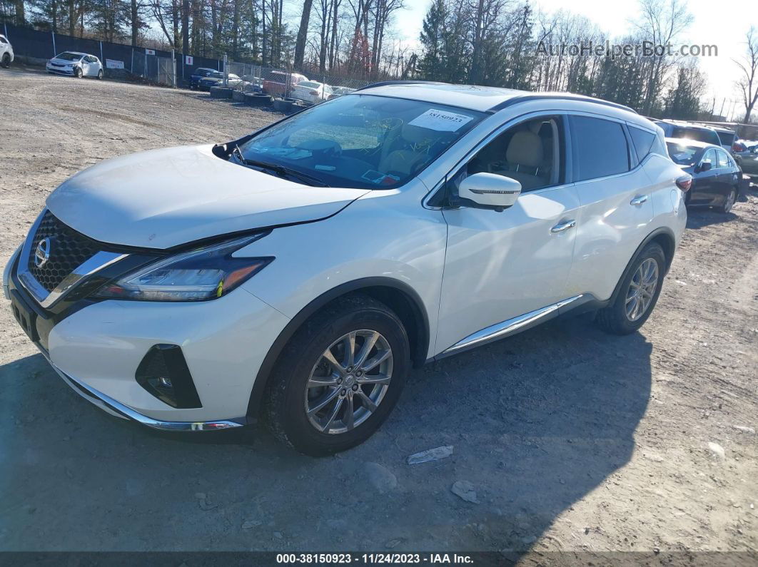 2019 Nissan Murano Sv Белый vin: 5N1AZ2MS8KN110748