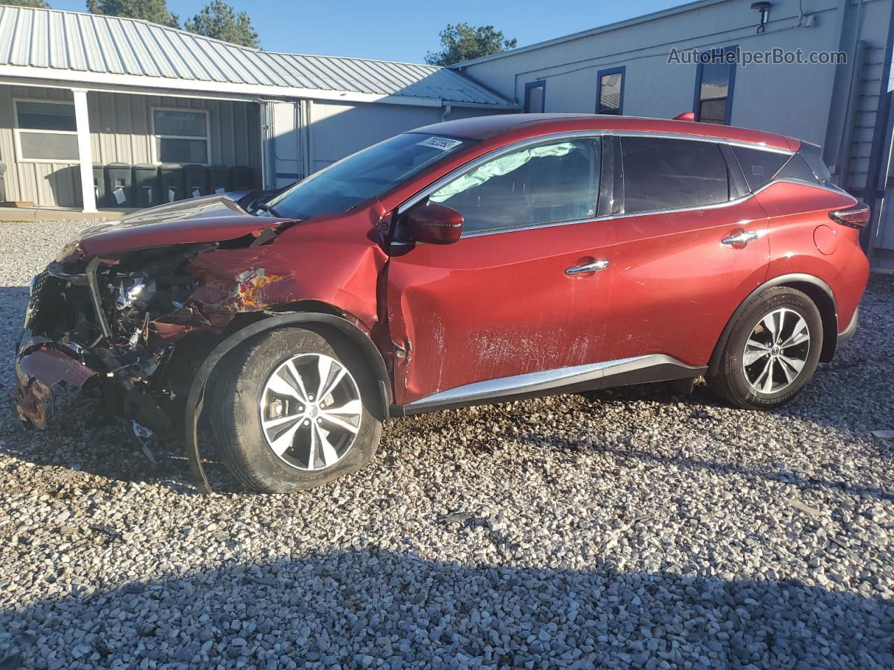 2019 Nissan Murano S Красный vin: 5N1AZ2MS8KN125542