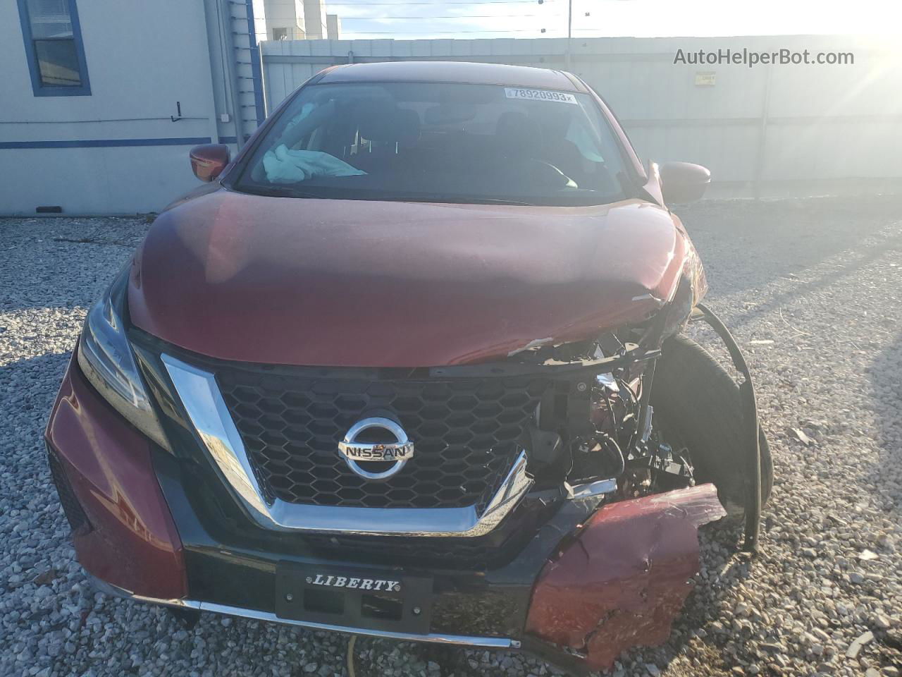 2019 Nissan Murano S Red vin: 5N1AZ2MS8KN125542